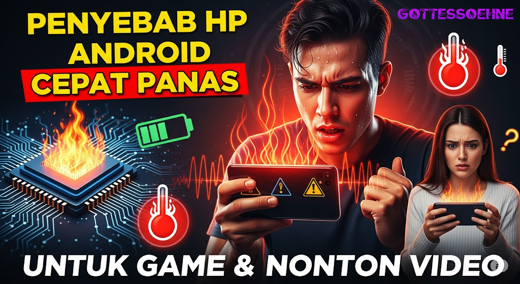 Penyebab HP Android Cepat Panas Untuk Main Game dan Nonton Video
